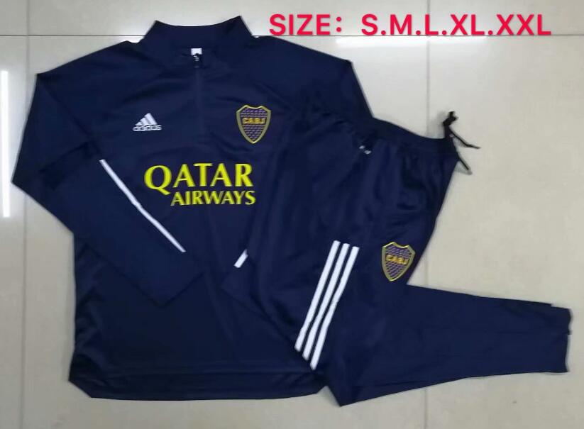 Boca Juniors Blue Training Kits Sweatshirt and Pants 2020/21